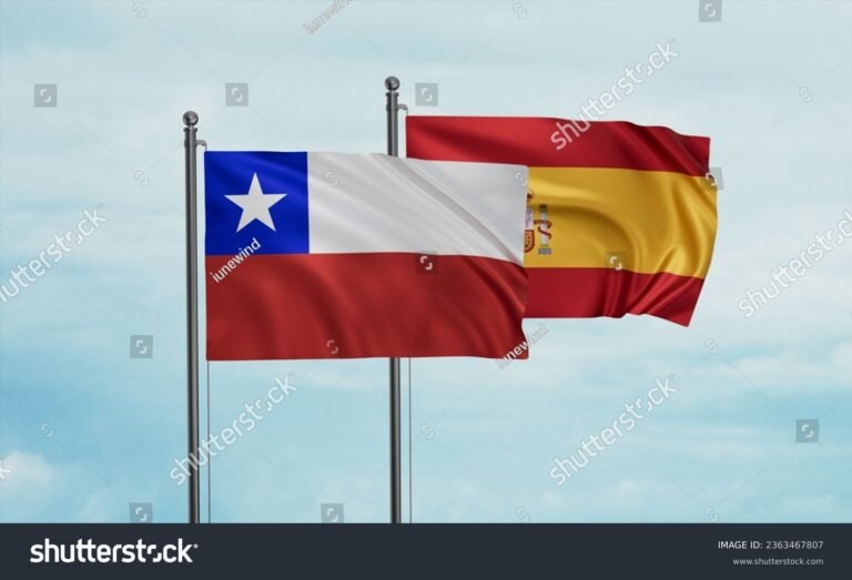 bandera de espana y chile juntas