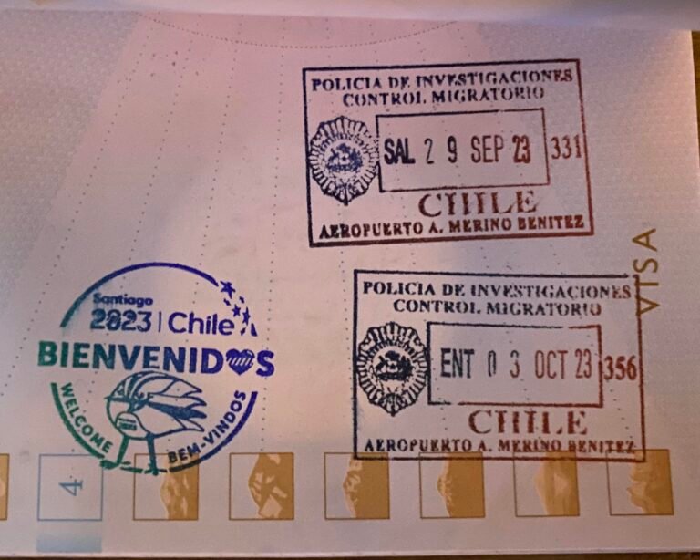 Los chilenos necesitan visa para entrar a Estados Unidos 25 pasaporte chileno con sello de entrada eeuu