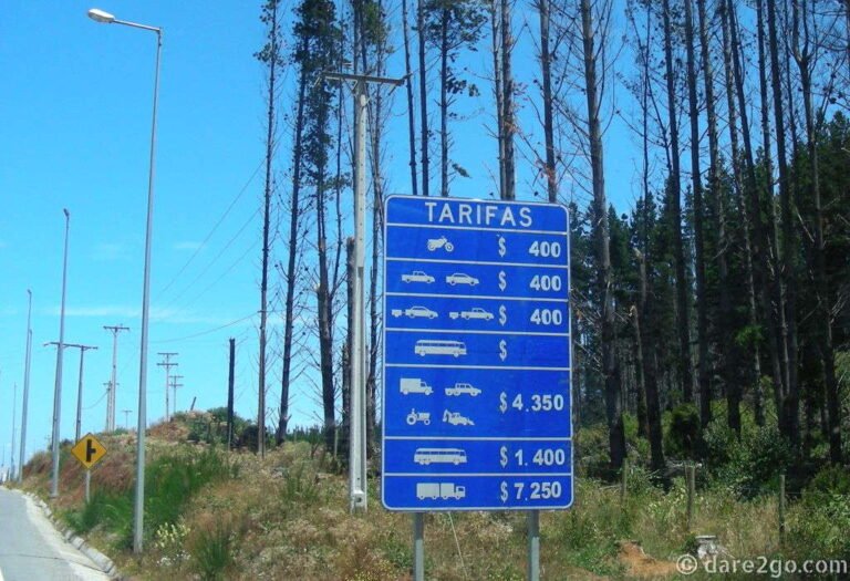 peaje en autopista chilena sin tag vehiculo